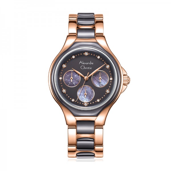 Alexandre Christie AC 2B03 Rosegold Grey BFBRGGR